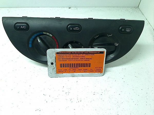 Bedienteil Heizung/Klima DAEWOO TACUMA (U100)