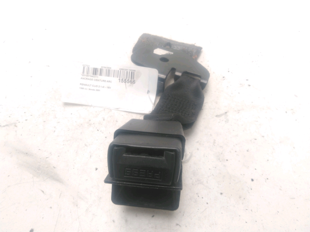 Boucle De Ceinture De Sécurité Arrière Pour Renault Clio I 5 Portes - Pièce D'Origine - Occasion
