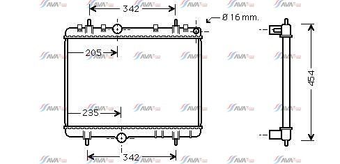 Coolant radiator