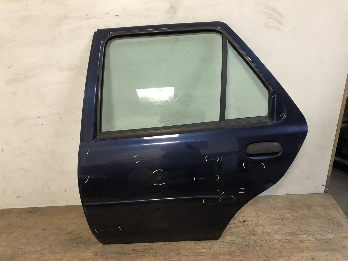 Auto stootlijsten zwart Ford Fiesta 3-drs 1999-2002