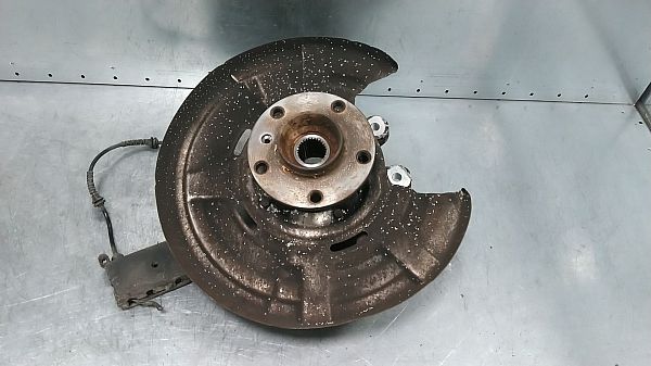 Wheel hub spindle
