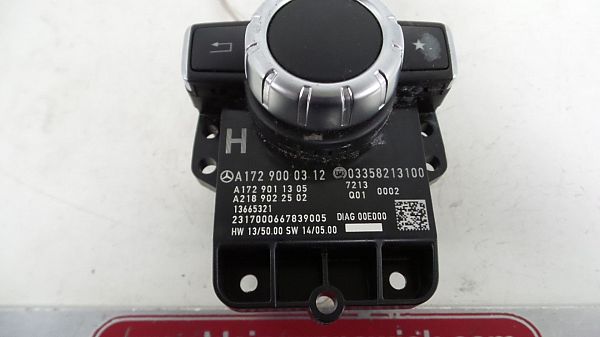 Central console control unit