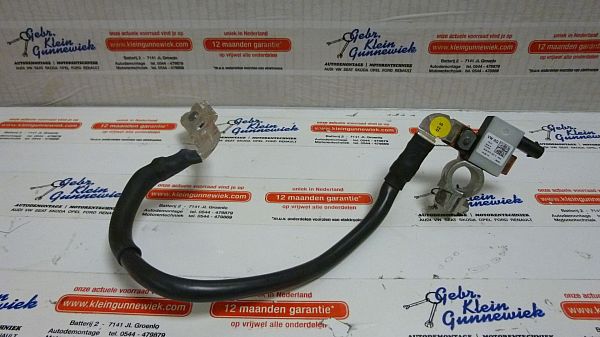 Negative earth cable battery
