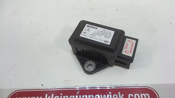 ESP acceleration yaw rate sensor