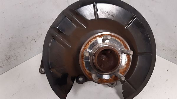 Wheel hub spindle